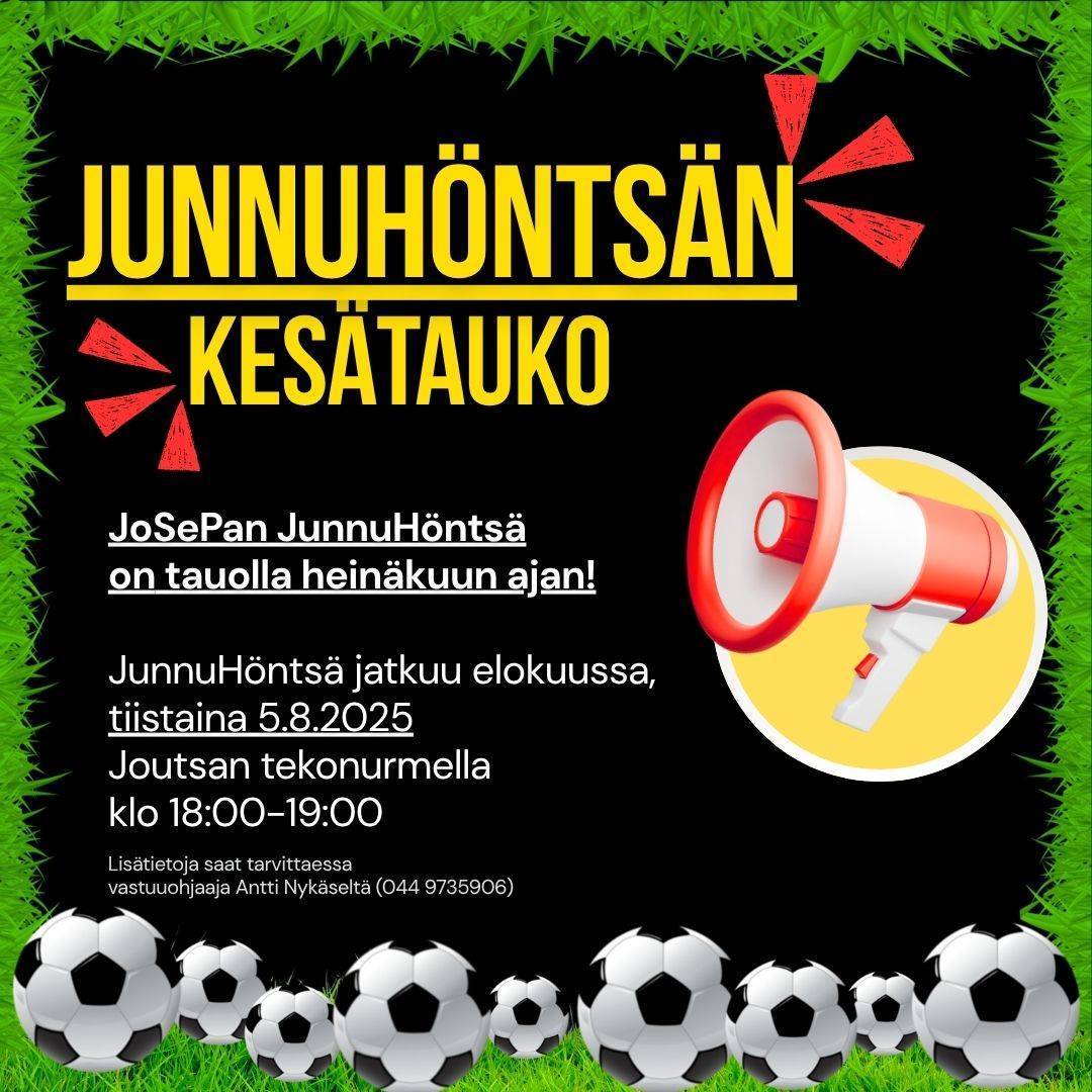 JunnuHöntsän kesätauko