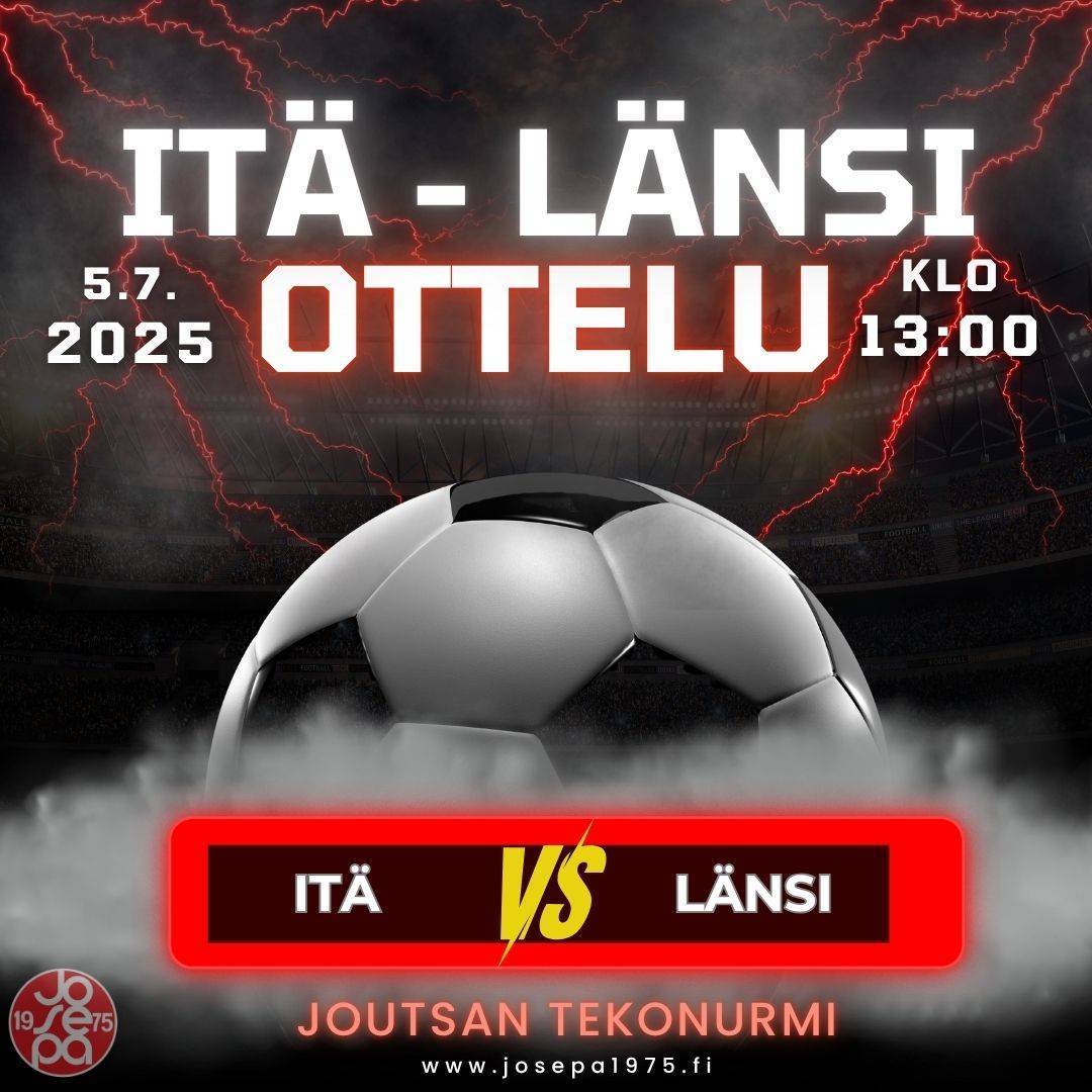 Perinteinen Itä - Länsi ottelu tulee jälleen 