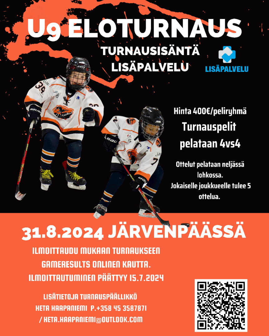 U9 Eloturnaus 31.8.2024 Järvenpäässä