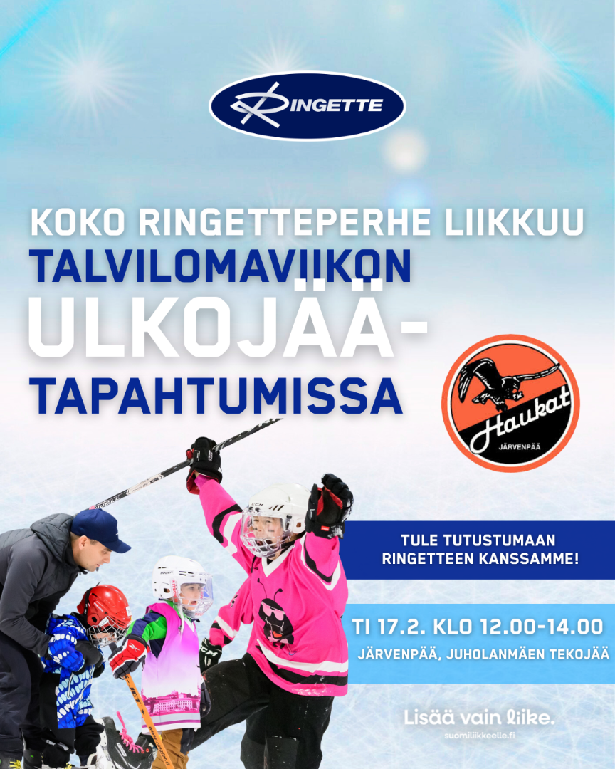 Taas mennään ulkojäille