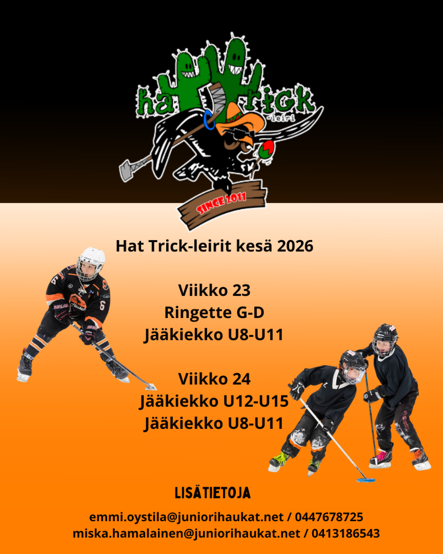 Hat trick -leirit kesä 2026