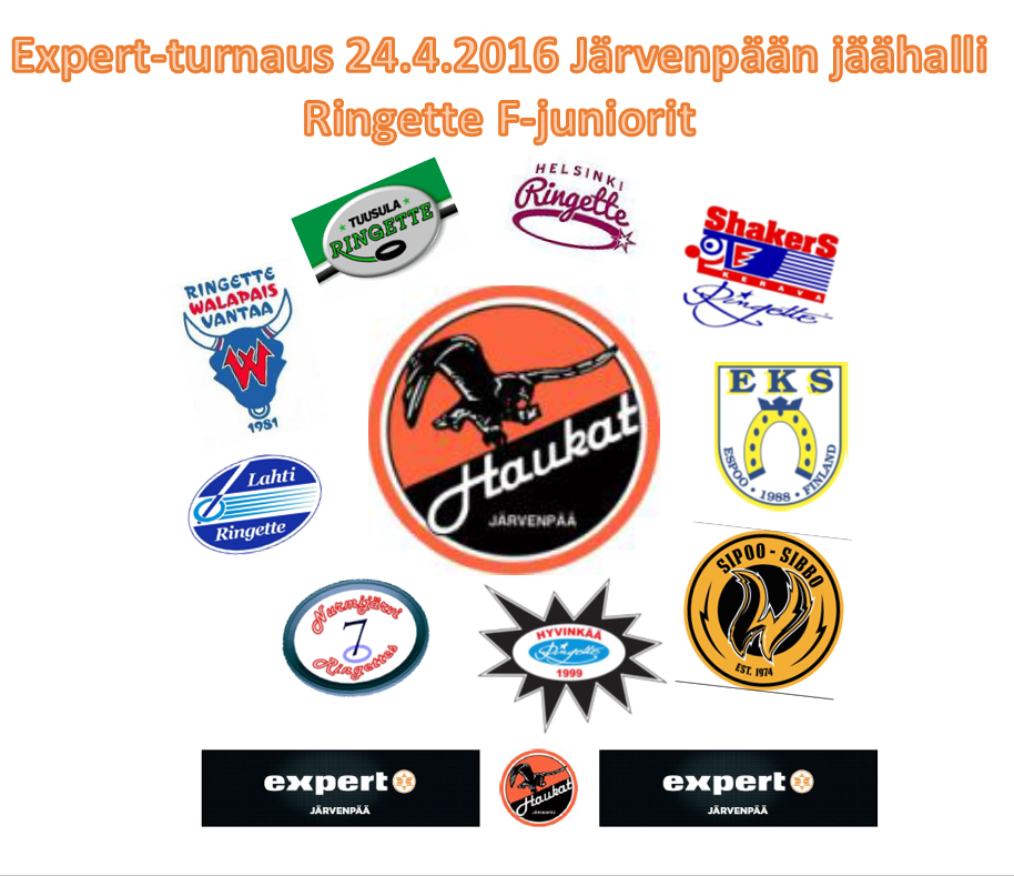 Expert-turnaus: Ringette F-junioreiden päätösturnaus 24.4.2016 Järvenpäässä