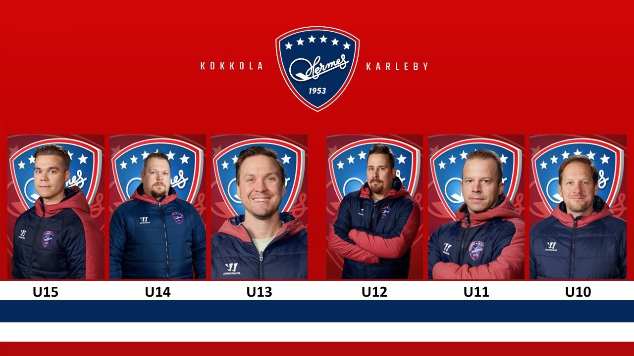 U15-U10 vastuuvalmentajat kaudelle 2023-24 nimetty