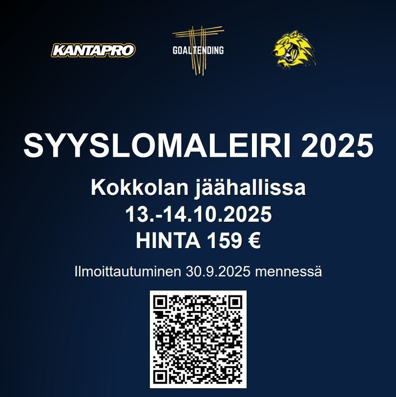 KTA & Juniori Hermeksen Syyslomaleiri ikäryhmälle U8-U15!