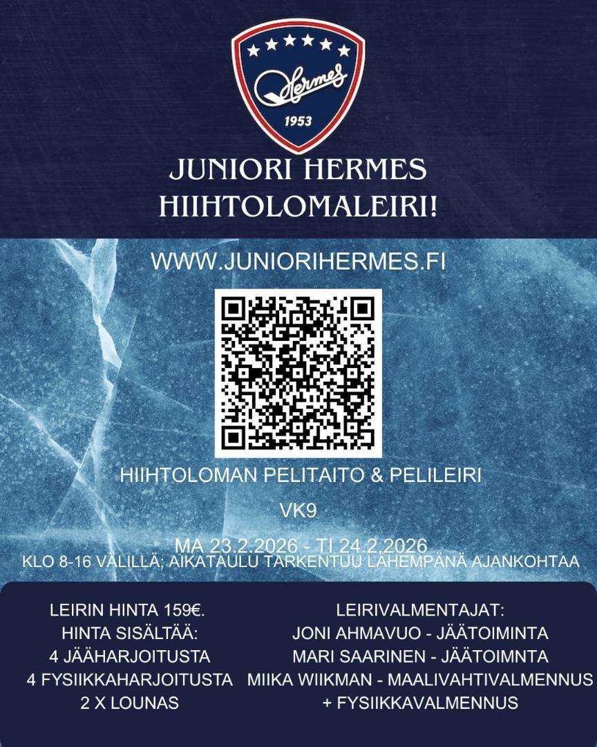Juniori Hermeksen Hiihtolomaleiri 23.2 - 24.2.2026