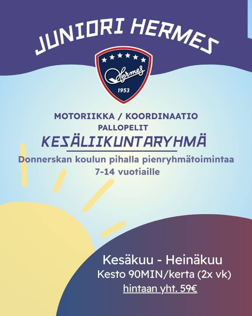 KESÄLIIKUNTARYHMÄ