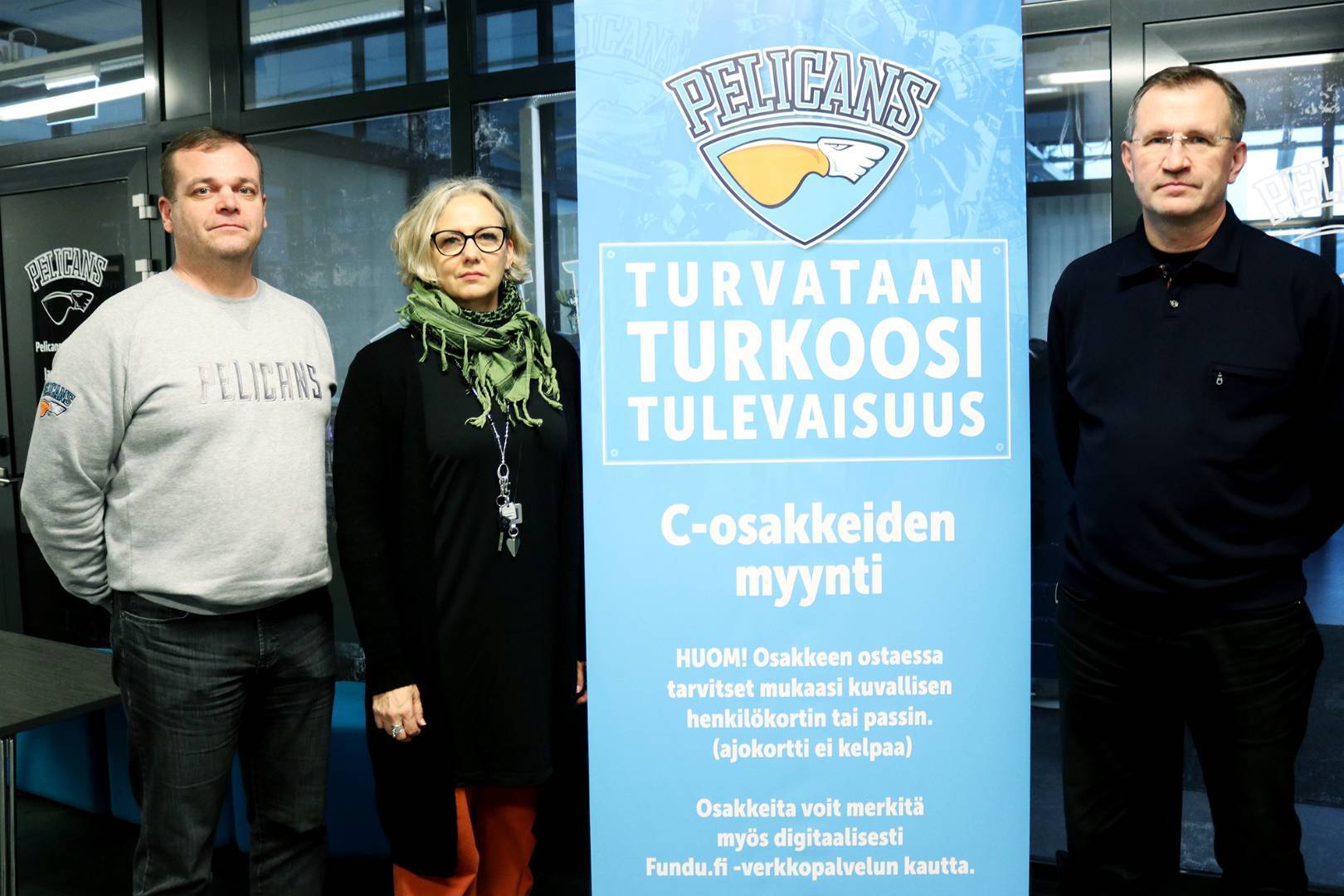 JuniorPelicans ja Kiekkoreipas mukana turvaamassa turkoosia tulevaisuutta