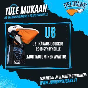 Tule mukaan U8-joukkuetoimintaan
