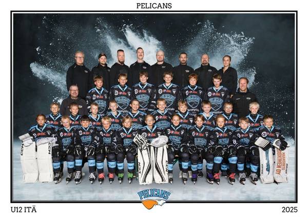 Joukkue U12 Itä kaudella 2025-2026!