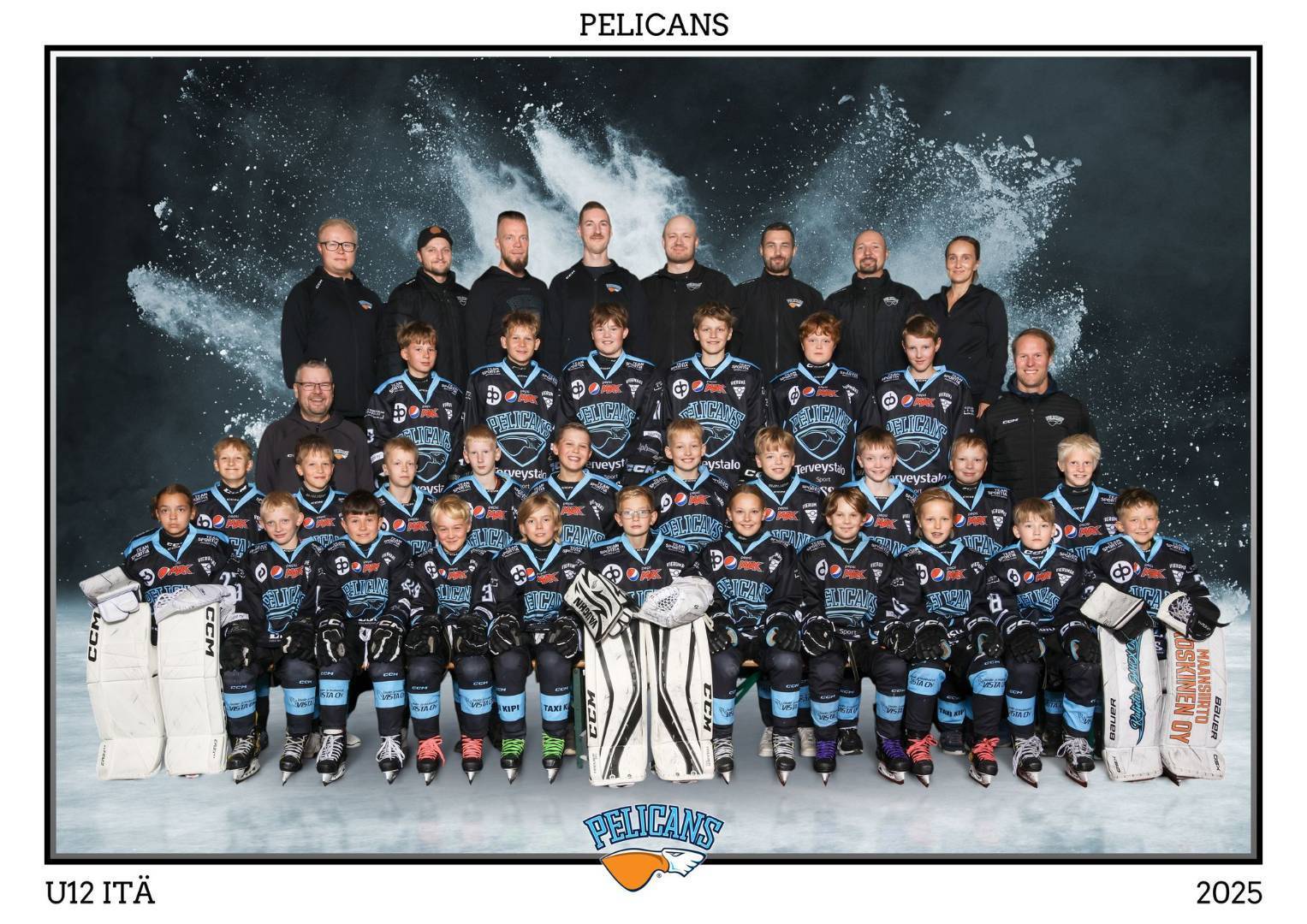 Joukkue U12 Itä kaudella 2025-2026!