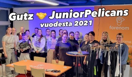 JuniorPelicans ja Gutz yhteistyössä