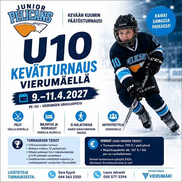 Kevään 2027 kuumin turnaus tulee!