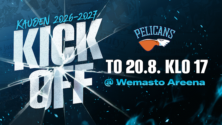 Pelicans Kickoff torstaina 20.8.