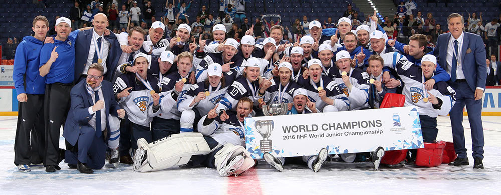 Suomi on nuorten maailmanmestari 2016