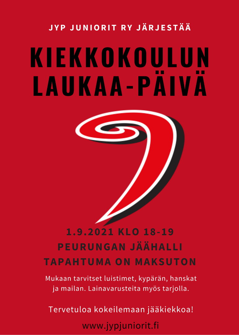 JYP kiekkokoulun Laukaa-päivä 1.9.2021 Peurungan jäähallissa