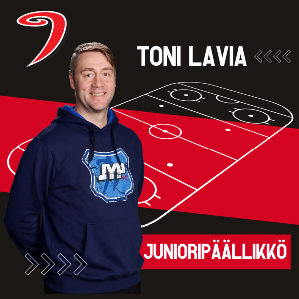 Toni Laviasta seuran uusi Junioripäällikkö 