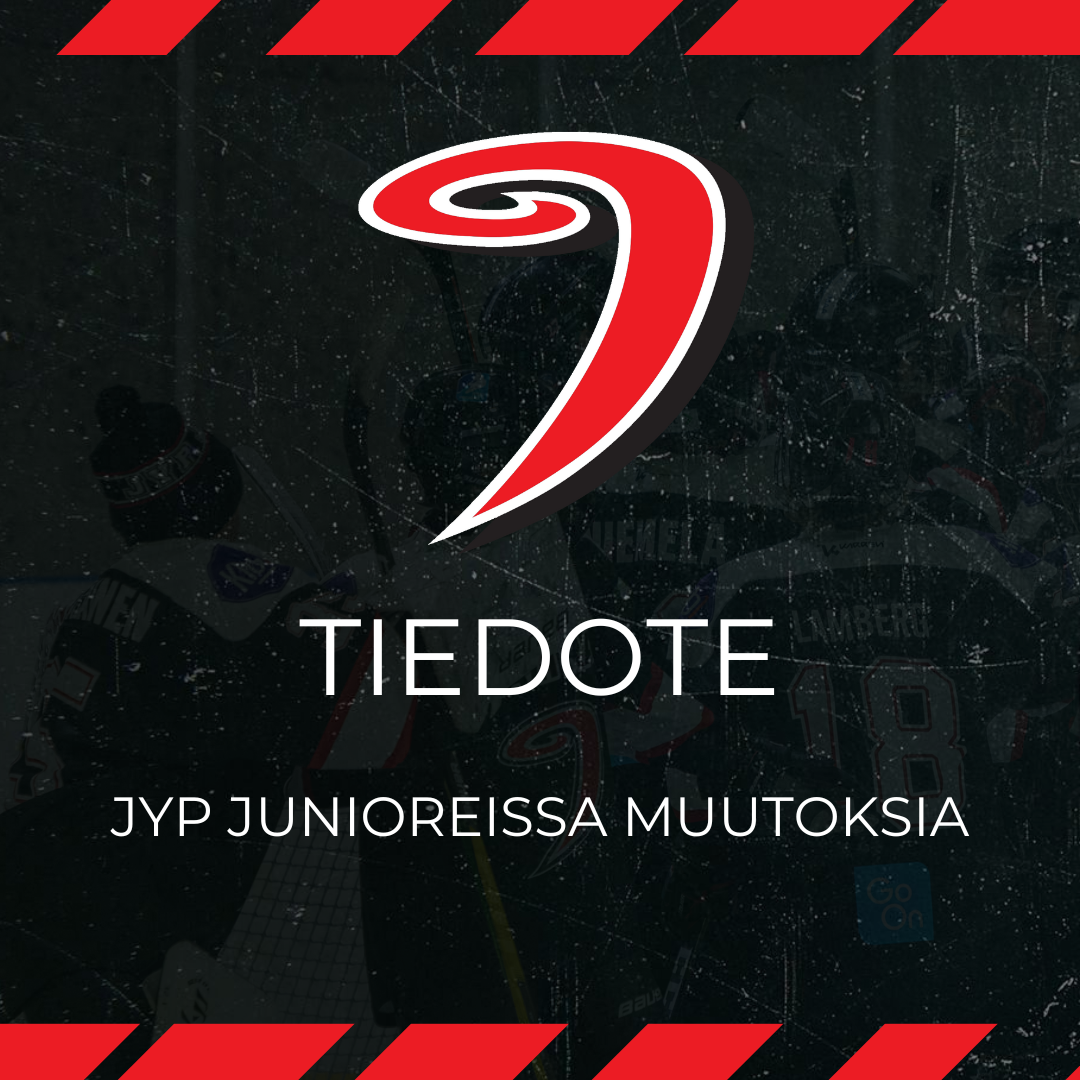 TIEDOTE: JYP Junioreissa muutoksia