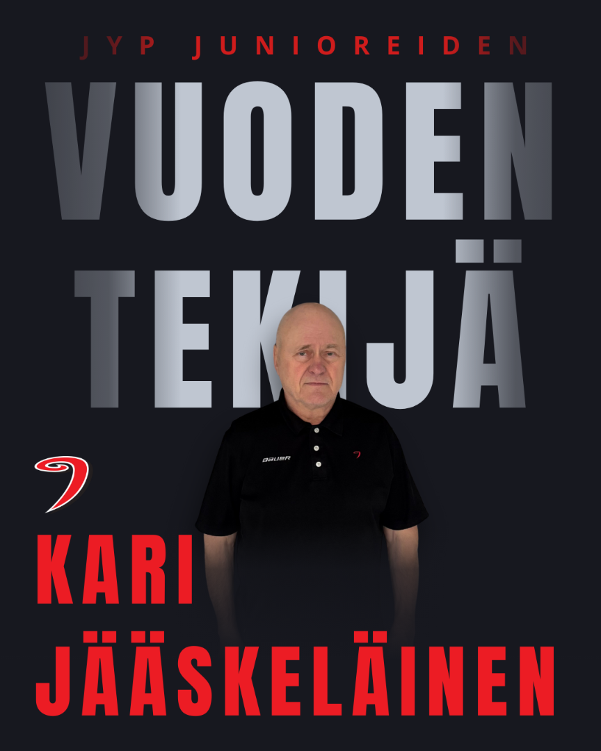 JYP Junioreiden Vuoden Tekijä - Kari Jääskeläinen