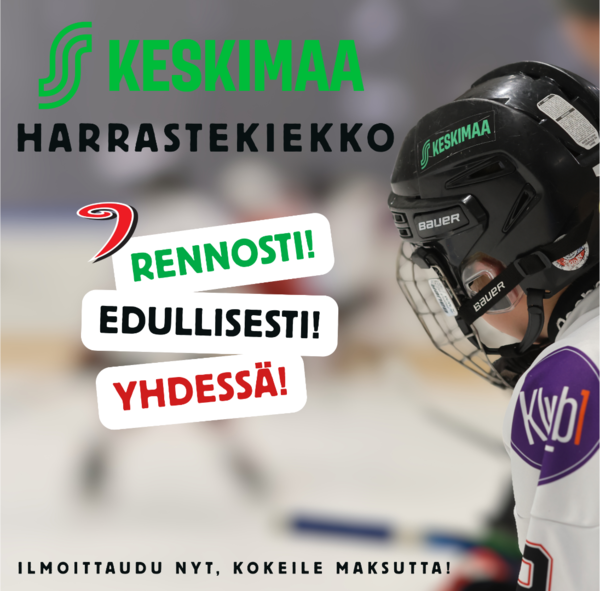 ​KESKIMAA Harrasta kiekkoa -toiminta kutsuu sinut mukaan!