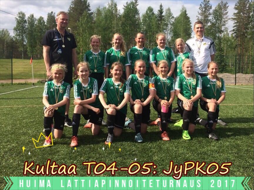 Huiman Lattiapinnoiteturnauksen 04-05 sarjan ykköshymyä 17.6.2017
