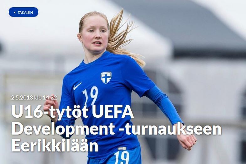 Riikka Lilja /JyPK B18 mukana T16-maajoukkueturnauksessa, Suomi turnauksen ylivoimaiseen voittoon!