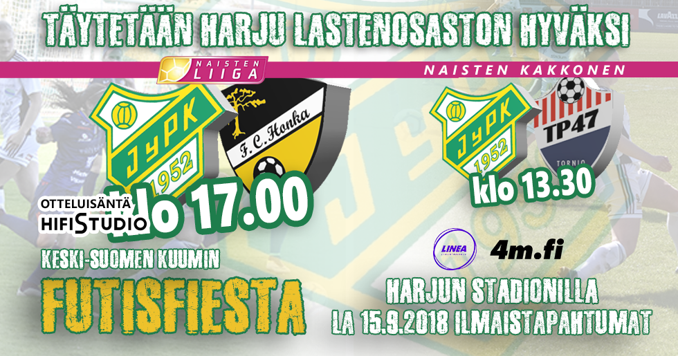 Täytetään Harju la 15.9.2018 Lastenosaston hyväksi