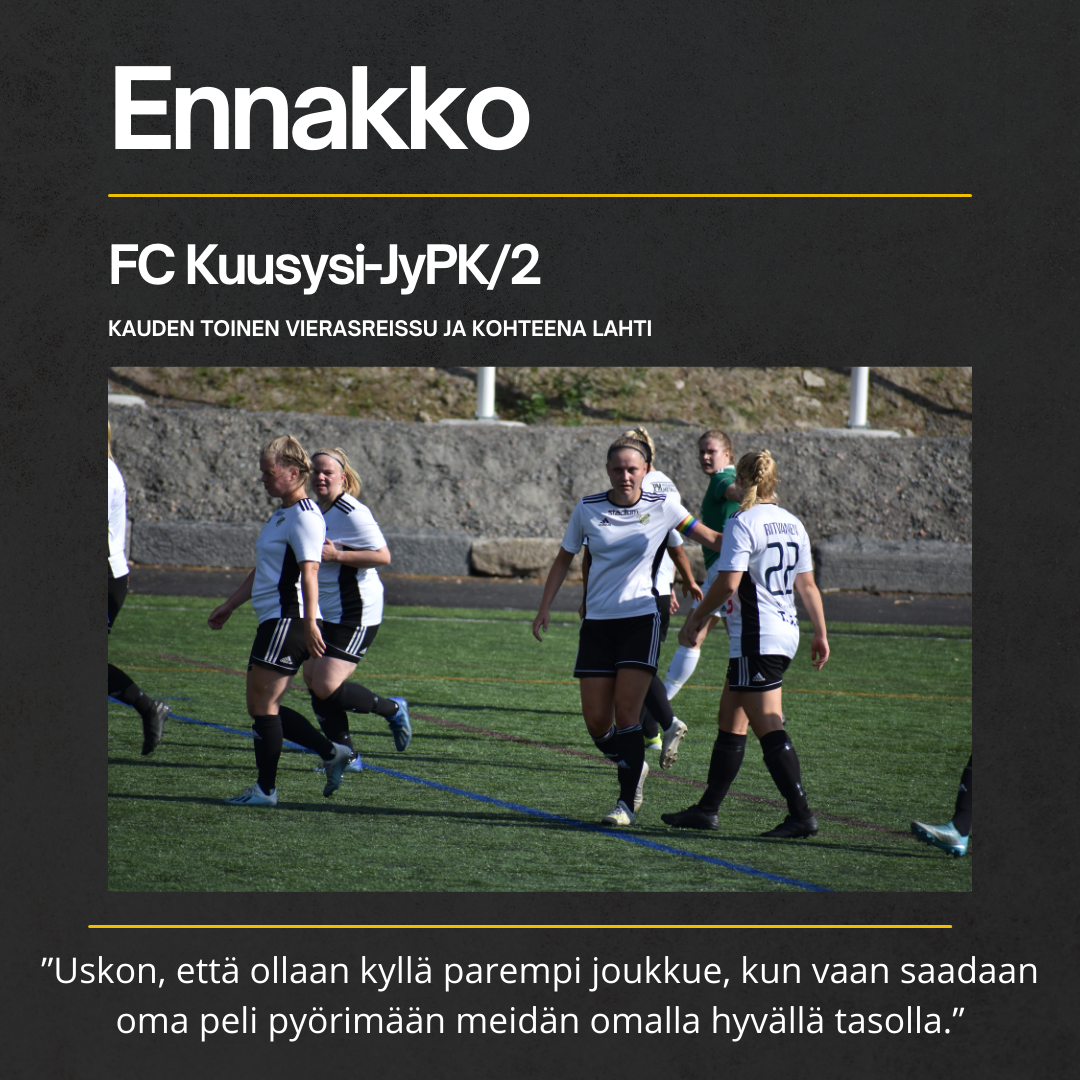 Ennakko FC Kuusysi-JyPK/2  24.7.2021