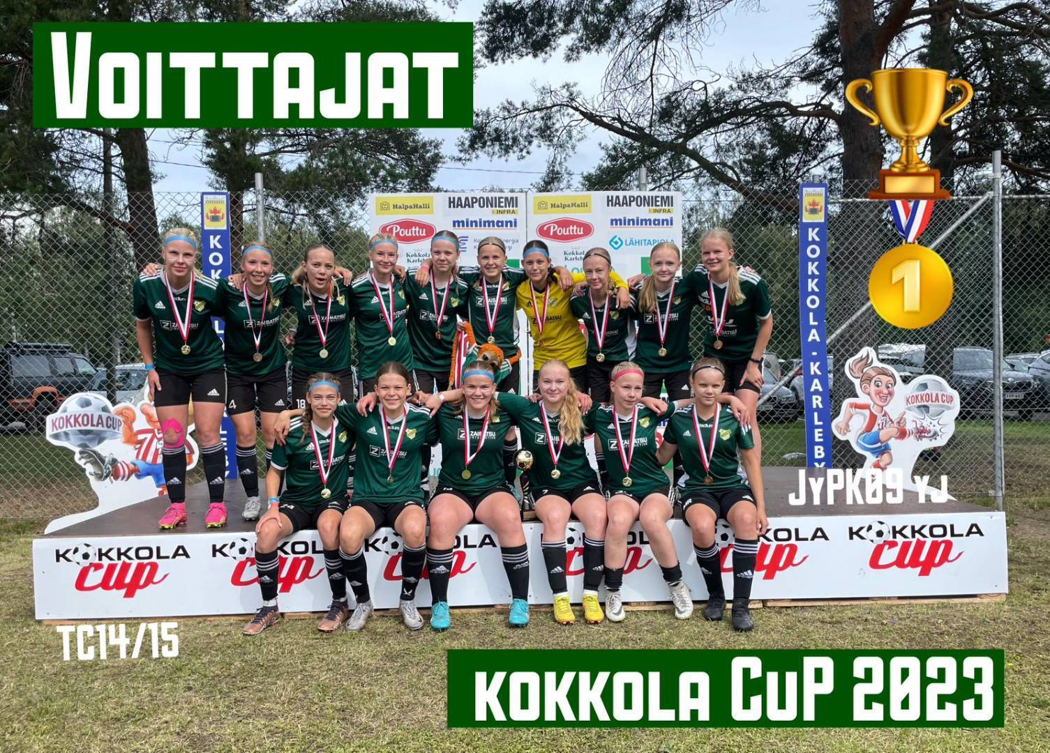 Kultaa Kokkola Cupista, hopeaa Piteåsta