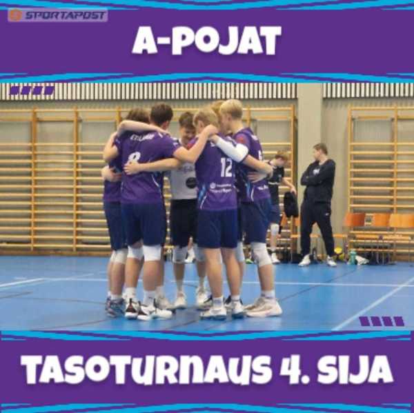 A-pojille tasoturnauksen 4. sija