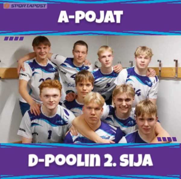 A-pojat D-poolin kakkosia