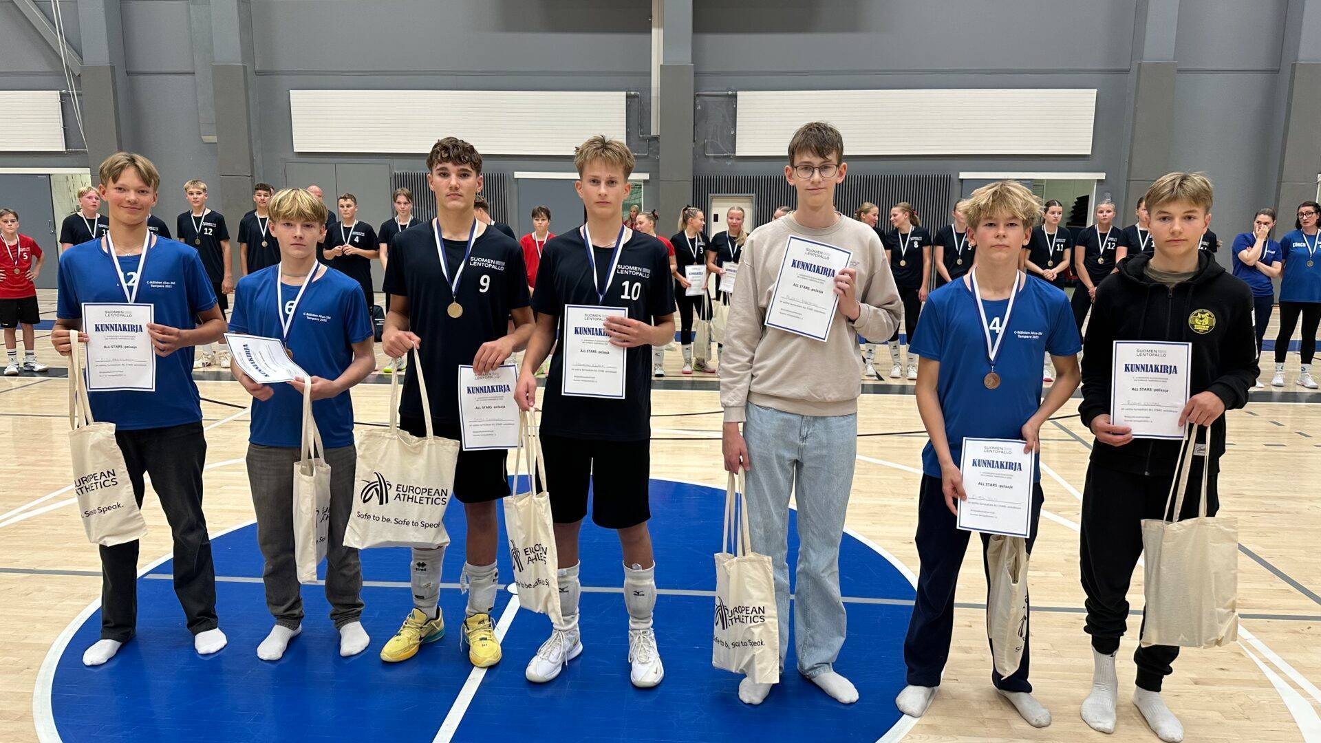 ​C-ikäisten alue-SM Tampereella - Aleksi Paananen All Stars seitsikkoon