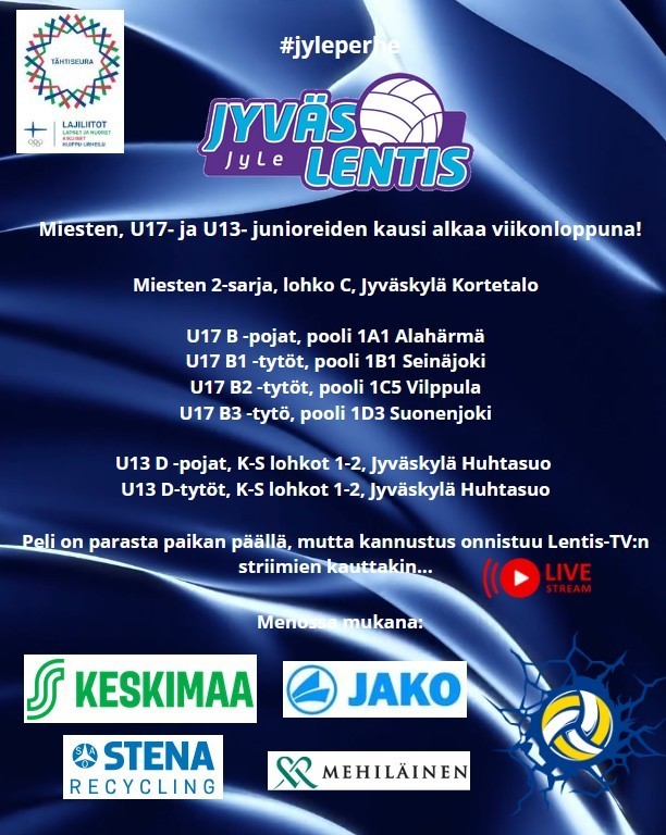 Kausi käyntiin viikonloppuna!