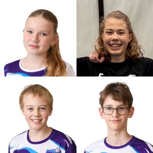 ​Neljä JyväsLentiksen U15 nuorta mukaan maajoukkuetoimintaan