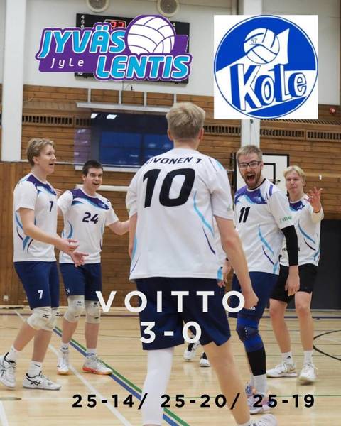 JyLe-miehet nappasi komean 3–0 -kotivoiton KoLesta!