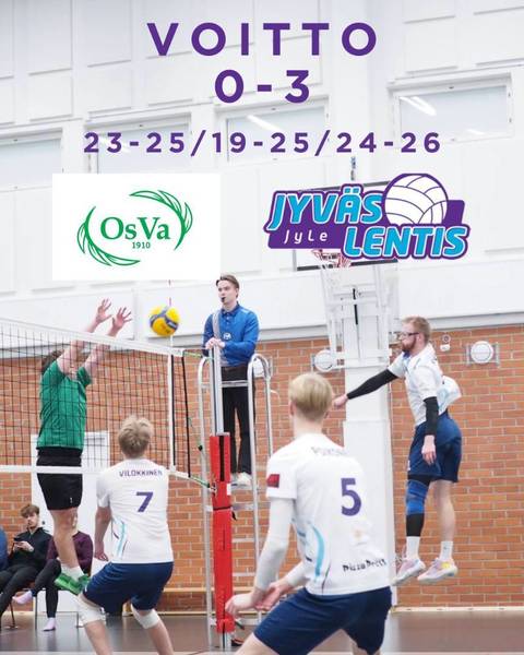 Miehet hakivat Oulunsalosta 3-0 -voiton