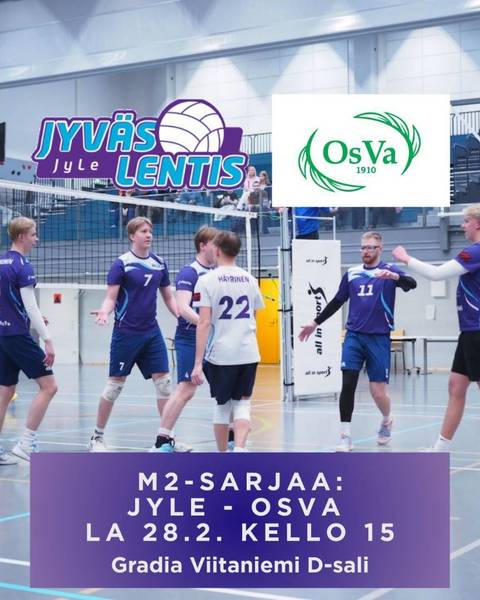 OsVa saapuu JyLe-miesten vieraaksi