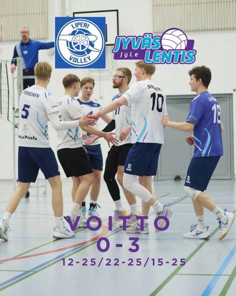 Liperistä 3-0 vierasvoitto