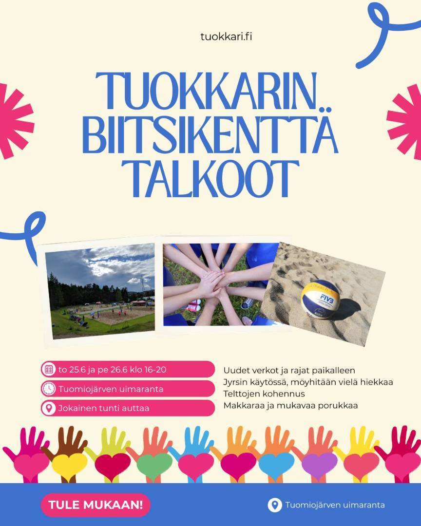 Tule auttamaan tapahtuman rakentamisessa!