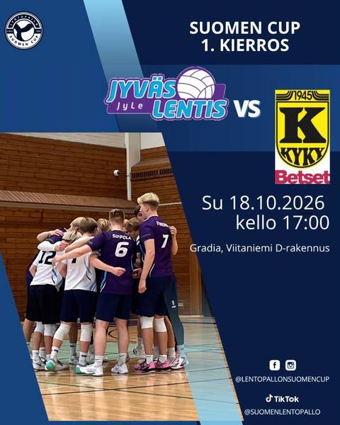 Miesten Suomen Cup: JyLe–KyKy-Betset, Nuoruus haastaa liigavoiman!