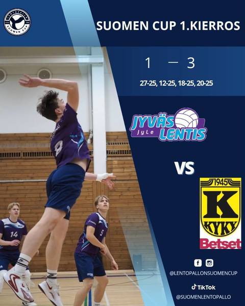 ​JyLe-miehet haastoi ennakkoluulottomasti KyKy-Betsetin Suomen Cupissa!
