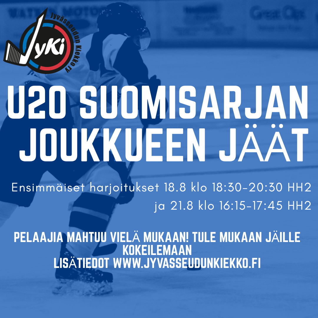 U20 joukkueen ensimmäiset jäät!
