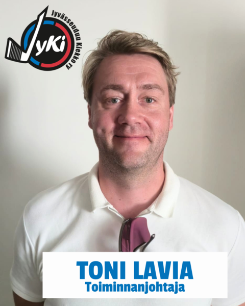 JyKi tiedottaa: Toni Laviasta uusi toiminnanjohtaja