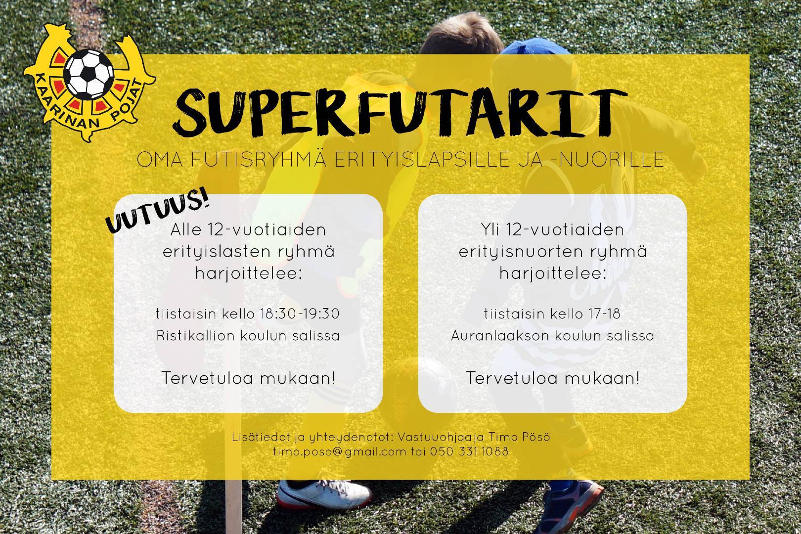 KaaPo aloittaa oman ryhmän alle 12-vuotiaille erityislapsille