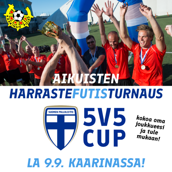 5v5 CUP Puuha-areenalla lauantaina 9.9.2023 !