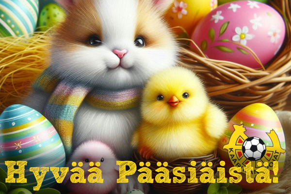 Hyvää ja rauhallista pääsiäistä!