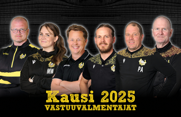 Vastuuvalmentajat kaudelle 2025 - sopiva sekoitus kokemusta ja nuoruuden intoa