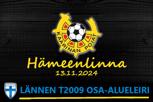 Suomen Palloliiton T2009 alueleiri Hämeenlinnassa