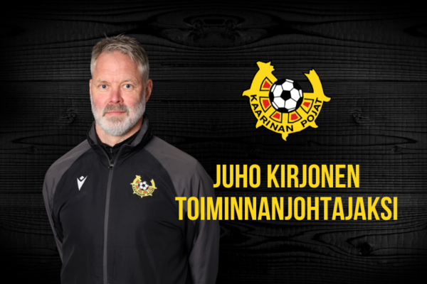 Juho Kirjonen KaaPon toiminnanjohtajaksi