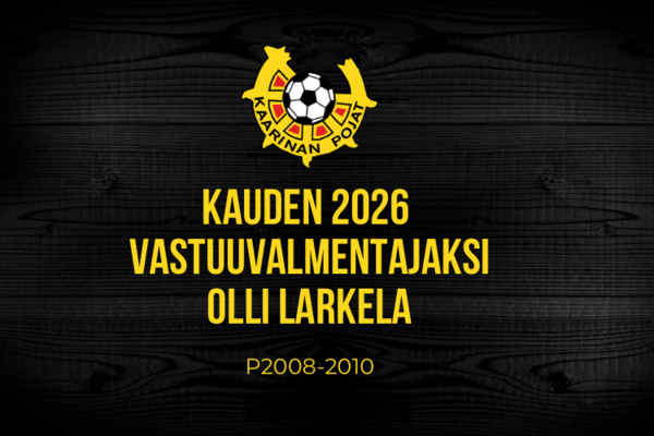Kauden 2026 sopimusuutisia - Olli Larkela!