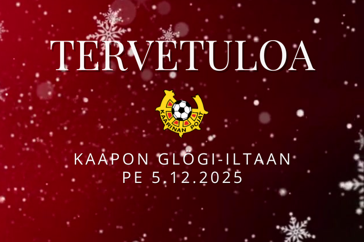 Tervetuloa KaaPon glögi-iltaan